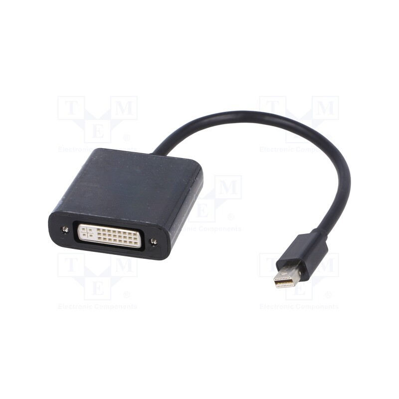 1 pcs x AKYGA - AK-AD-37 - Adapter, DVI-I (24+5) socket,mini DisplayPort plug, 0.15m