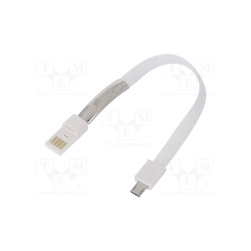 1 pcs x AKYGA - AK-AD-34 - Cable, USB 2.0, USB A plug,USB B micro plug, nickel plated