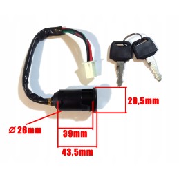 Ignition switch quad atv cross 110 250 shineray kingway loncin kxd bashan barton