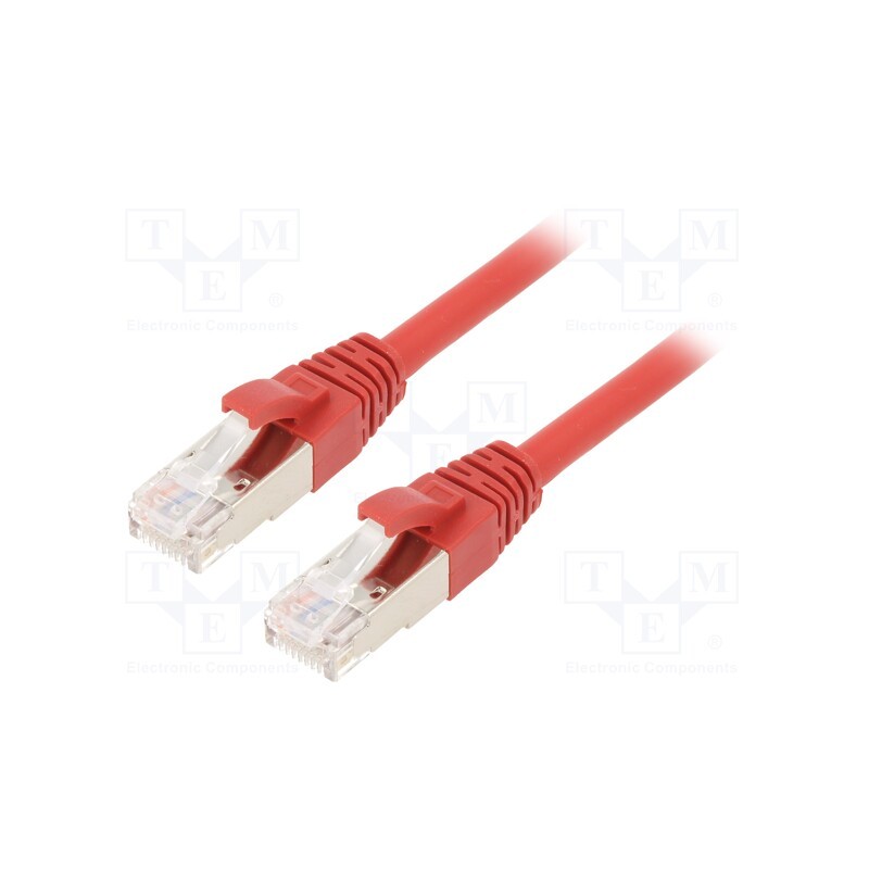 1 pcs x LAPP - 24441396 - Patch cord, ETHERLINE® Cat.6a,S/FTP, 6a, stranded, Cu, LSZH, red
