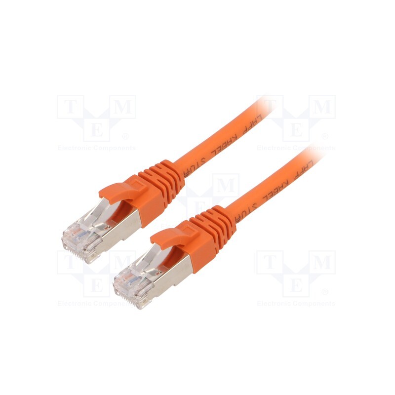 1 pcs x LAPP - 24441377 - Patch cord, ETHERLINE® Cat.6a,S/FTP, 6a, stranded, Cu, LSZH, 0.5m