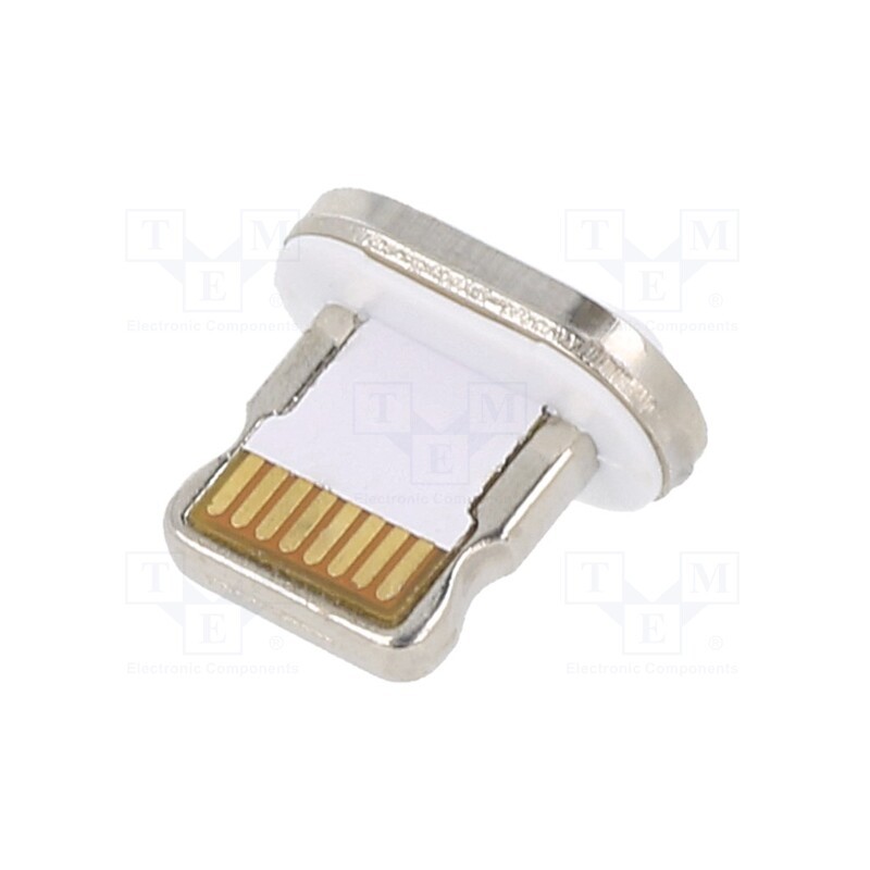 1 pcs x GEMBIRD - CC-USB2-AMLM-8P - Adapter, magnetic,USB 2.0, Apple Lightning plug, Cablexpert