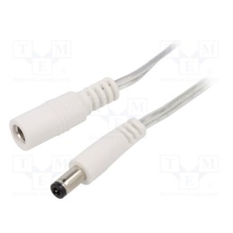 1 pcs x BQ CABLE - DC.EXT.8610.0300 - Cable, 2x0.5mm2, DC 5,5/2,5 plug,DC 5,5/2,5 socket, straight