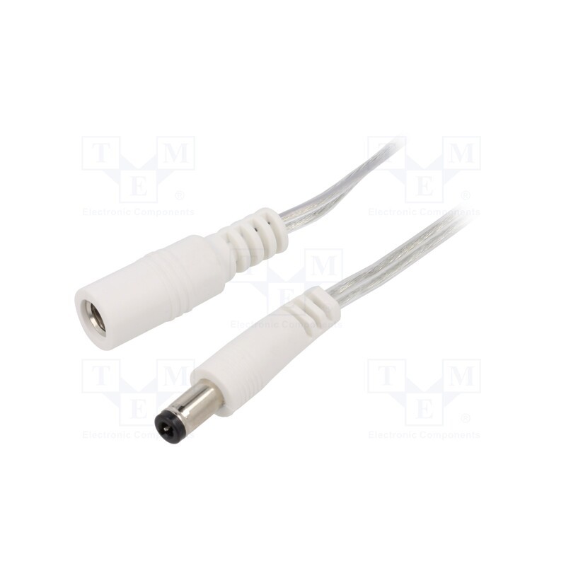 1 pcs x BQ CABLE - DC.EXT.8610.0300 - Cable, 2x0.5mm2, DC 5,5/2,5 plug,DC 5,5/2,5 socket, straight