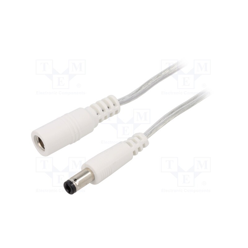 1 pcs x BQ CABLE - DC.EXT.8610.0200 - Cable, 2x0.5mm2, DC 5,5/2,5 plug,DC 5,5/2,5 socket, straight