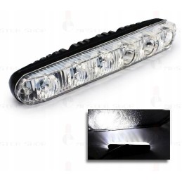 DRL daytime running lights road lighting 6 LED 12v