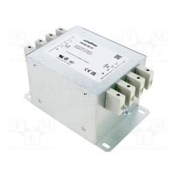 1 pcs x SCHAFFNER - FN356-50-33 - Filter: anti-interference, three-phase, 440VAC, screw, Ir: 0.1mA