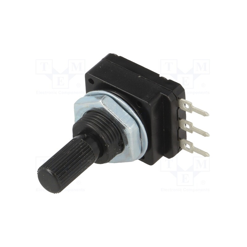 1 pcs x SR PASSIVES - 16PMI-10K - Potentiometer: shaft, single turn, 10kΩ, 60mW, PCB, 6mm, plastic