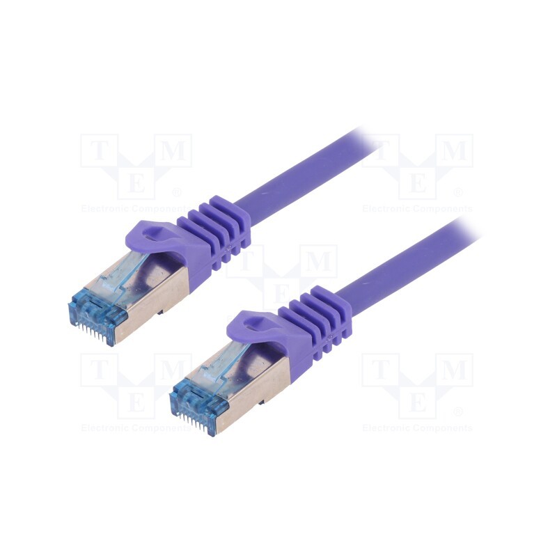 1 pcs x LOGILINK - CQ306VS - Patch cord, S/FTP, 6a, stranded, Cu, LSZH, violet, 3m, 27AWG