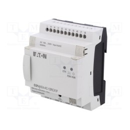1 pcs x EATON ELECTRIC - EASY-E4-AC-12RCX1P - Programmable relay, 8A, IN: 8, Analog in: 0, Analog.out: 0, OUT: 4