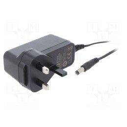 1 pcs x XP POWER - VEL18US240-UK-JA - Power supply: switched-mode, plug, 24VDC, 0.75A, 18W, Out: 5,5/2,1