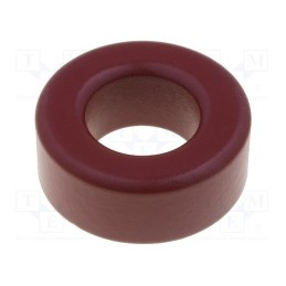 1 pcs x MICROMETALS - T106-2 - Ferrite: toroidal, L: 11.1mm, Øint: 14.5mm, Øout: 26.9mm, 13.5nH