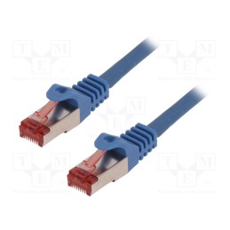 1 pcs x LOGILINK - CQ2046S - Patch cord, S/FTP, 6, stranded, Cu, LSZH, blue, 1.5m, 27AWG