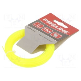 1 pcs x PROLINE - 98111 - Trimmer line, L: 15m, polyamide, round, Size: 1.3mm