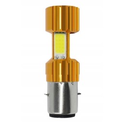 LED bulb motorcycle motor ba20d h6 s2 3400lm gold