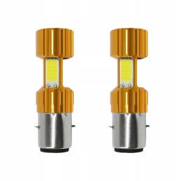 LED bulb motorcycle motor ba20d h6 s2 3400lm gold