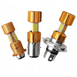 LED bulb motorcycle motor ba20d h6 s2 3400lm gold