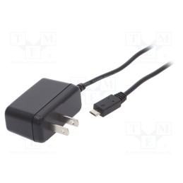 1 pcs x XP POWER - VEL05US050-US-UB - Power supply: switched-mode, plug, 5VDC, 1A, 5W, Out: USB micro