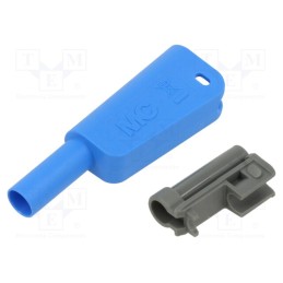 1 pcs x STu00c4UBLI - 66.2027-23 - Case, 32A, blue, 55.4mm, for banana plugs