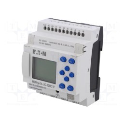 1 pcs x EATON ELECTRIC - EASY-E4-UC-12RC1P - Programmable relay, 8A, IN: 8, Analog in: 4, Analog.out: 0, OUT: 4