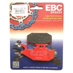 Rear pads yamaha yfm 400 450 grizzly wolverine