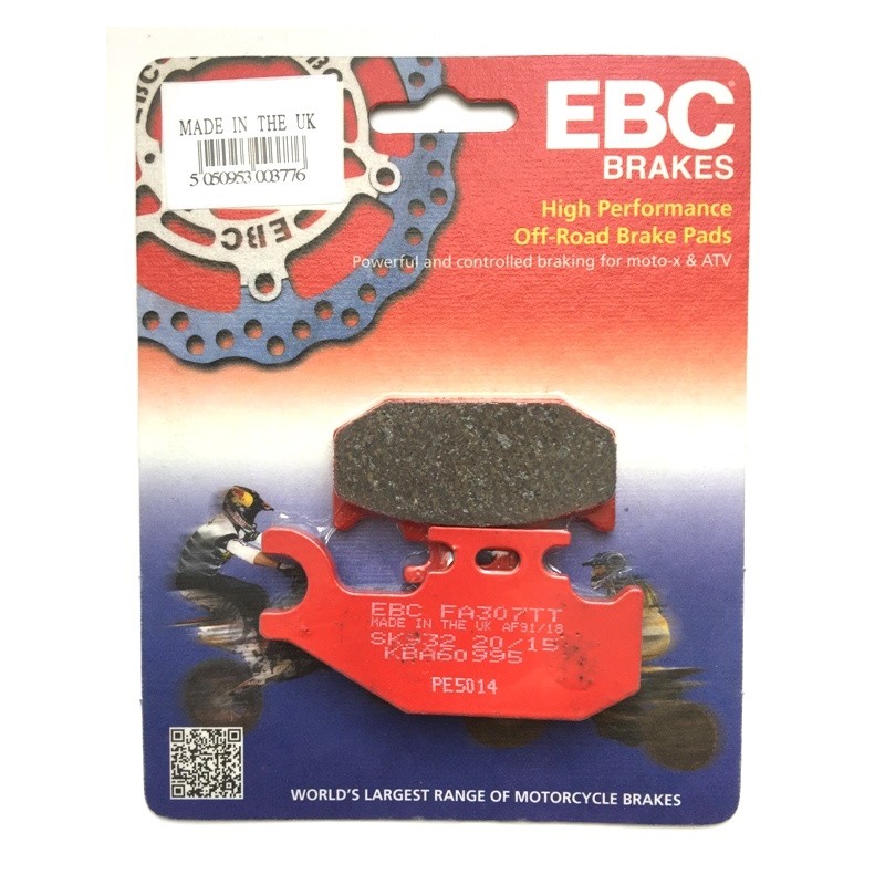 Rear pads yamaha yfm 400 450 grizzly wolverine