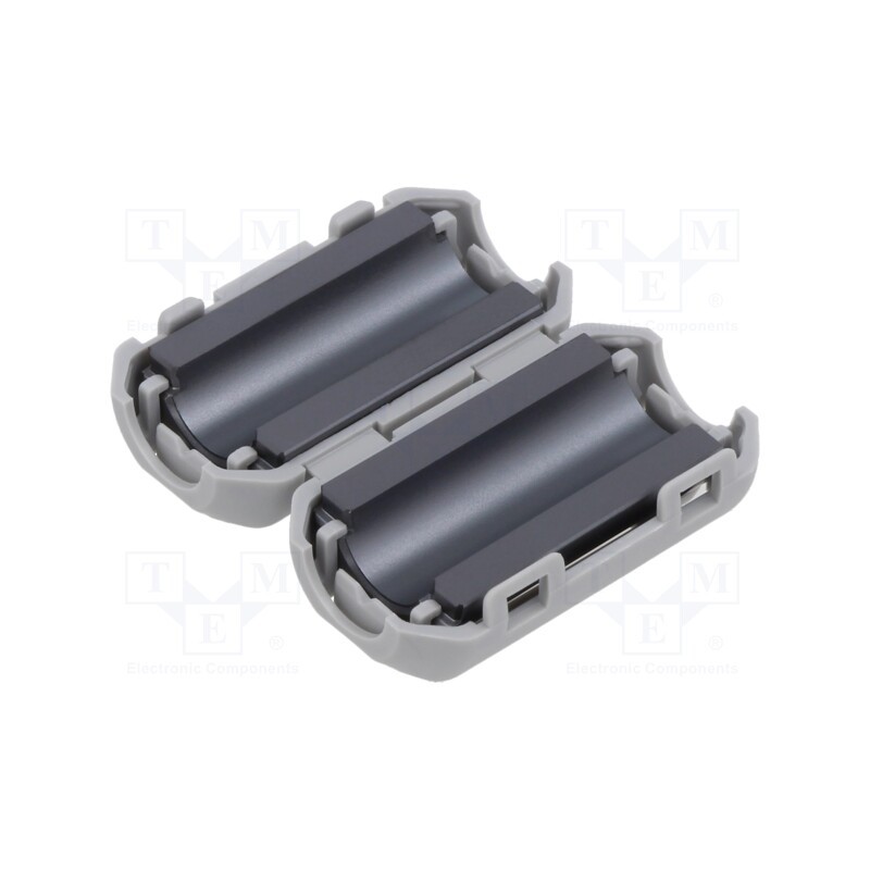 1 pcs x TDK - ZCAT2035-0930A - Ferrite: two-piece, on round cable, A: 35mm, B: 28mm, C: 9mm, grey
