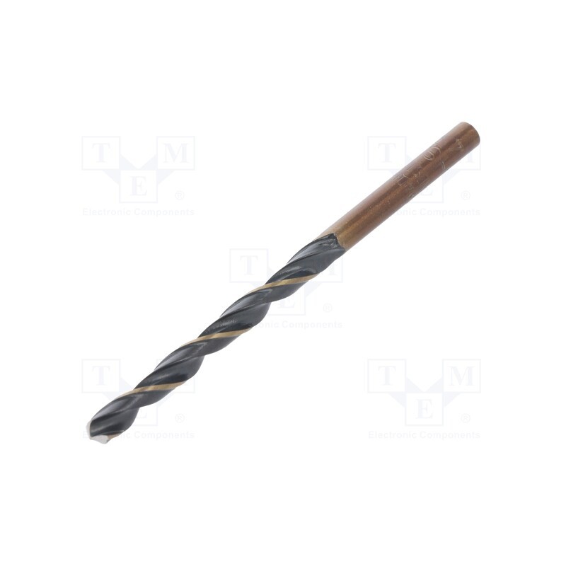 10 pcs x ALPEN-MAYKESTAG - 62600480100 - Drill bit, for metal, Ø: 4.8mm, L: 86mm, Working part len: 52mm