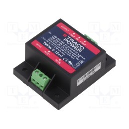 1 pcs x TRACO POWER - TMPW 5-124-T - Power supply: switched-mode, for building in, 5W, 24VDC, 210mA