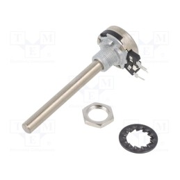 1 pcs x PIHER - T-21AHM0607472A2020 - Potentiometer: shaft, single turn, 4.7kΩ, 200mW, THT, 6mm, metal