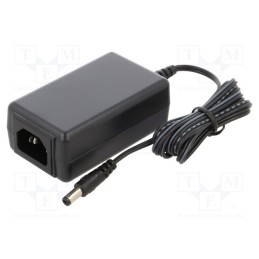 1 pcs x MEAN WELL - SGAS15A09-P1J - Power supply: switched-mode, 9VDC, 1.66A, Out: 5,5/2,1, 15W, 84%
