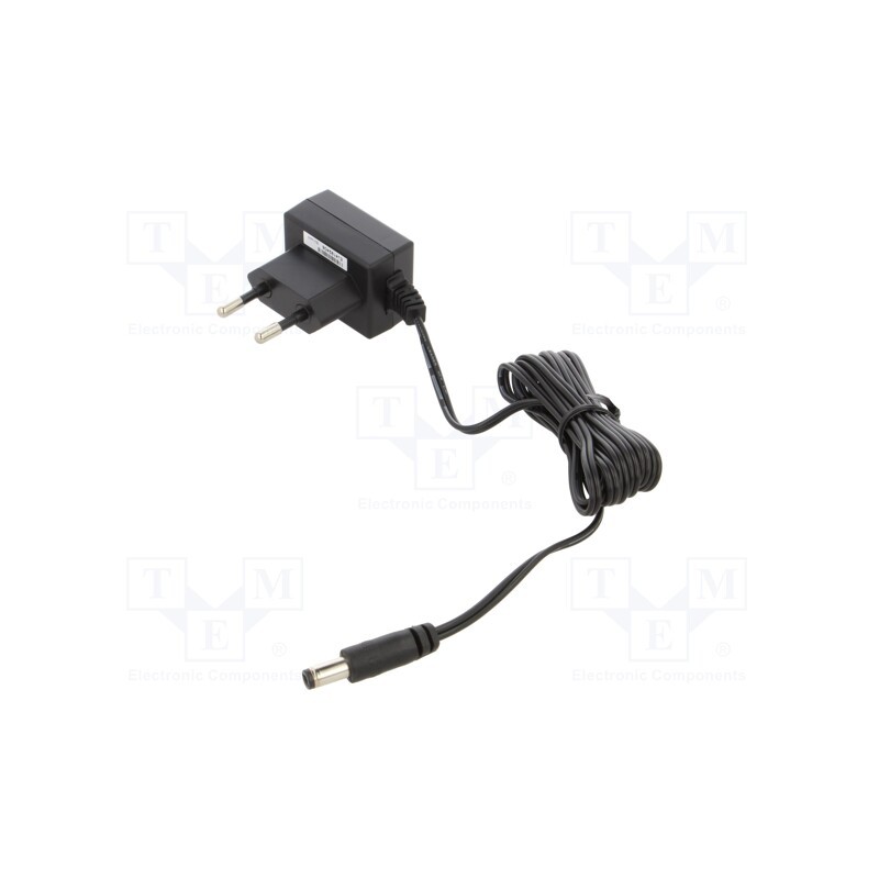 1 pcs x MEAN WELL - SGAS06E48-P1J - Power supply: switched-mode, plug, 48VDC, 0.125A, 6W, Plug: EU, 83%