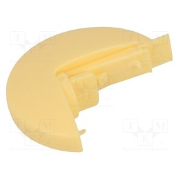 1 pcs x OKW - A1103004 - Pointer, plastic, yellow, push-in, disk, A10