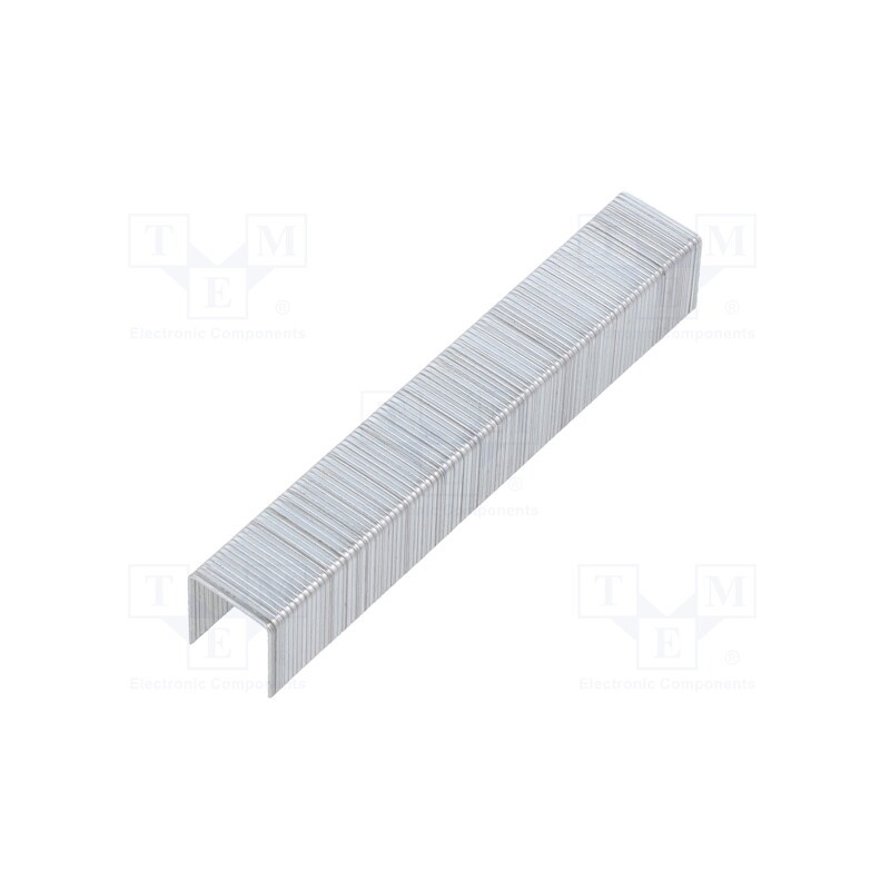 5 pcg x MEGA - 55212 - Staples, Width: 11.3mm, L: 12mm, steel, 1000pcs, TYP 53, MGA-55024