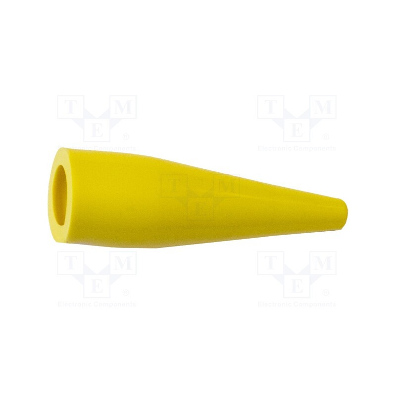 1 pcs x MUELLER ELECTRIC - BU-49-4 - Insulator, 5kV, yellow, PVC, 65mm, BU-48,BU-50,BU-51,BU-55