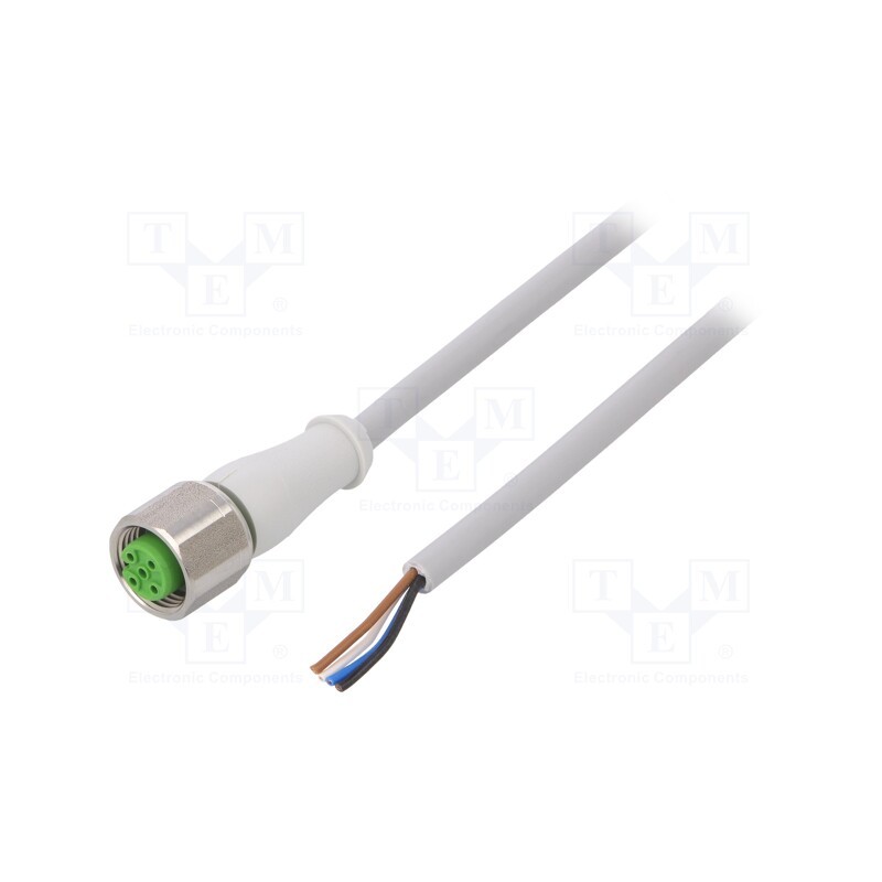 1 pcs x MURR ELEKTRONIK - 7014-12221-2140300 - Connection lead, M12, PIN: 4, straight, 3m, plug, 250VAC, -25÷80°C