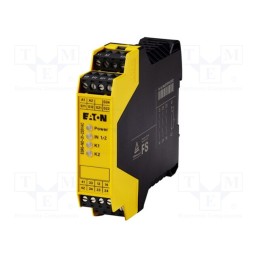 1 pcs x EATON ELECTRIC - ESR5-NO-31-230VAC - Module: safety relay, ESR5, 230VAC, IN: 3, for DIN rail mounting