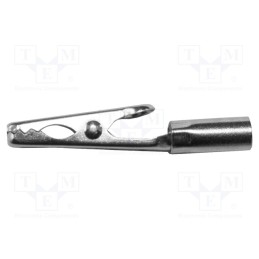 1 pcs x MUELLER ELECTRIC - BU-30TBO - Crocodile clip, 5A, Grip capac: max.4.8mm, Overall len: 28mm