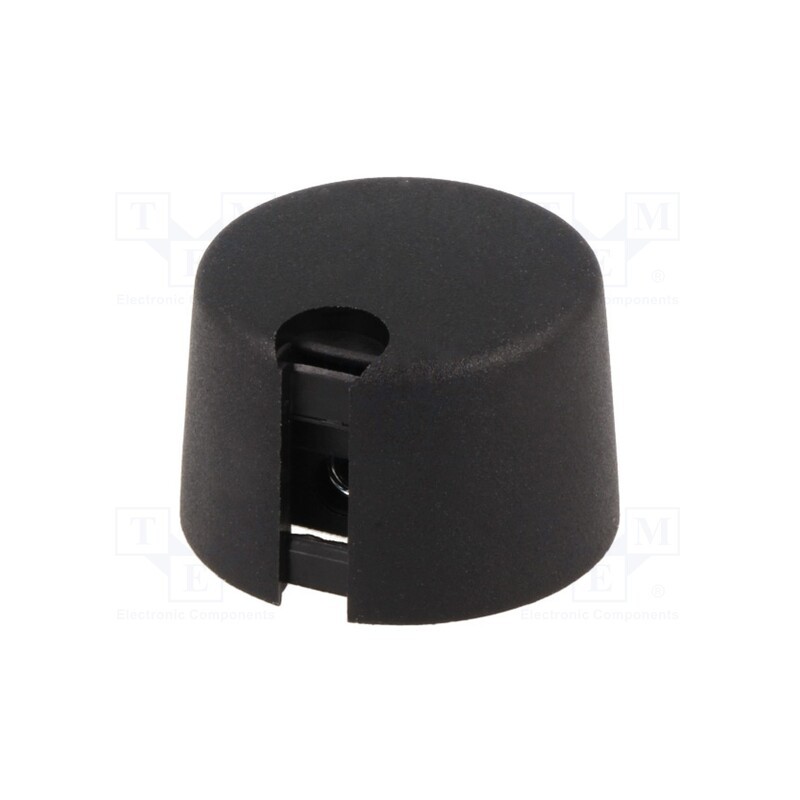 1 pcs x OKW - A1031639 - Knob, with pointer, plastic, Øshaft: 6.35mm, Ø31x16mm, black, A10
