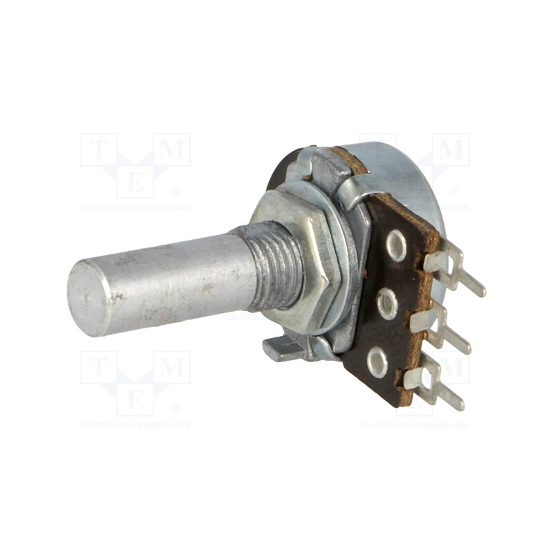 1 pcs x TELPOD - PRP167 22K A 20P1 - Potentiometer: shaft, single turn, 22kΩ, 100mW, ±20%, on panel,PCB