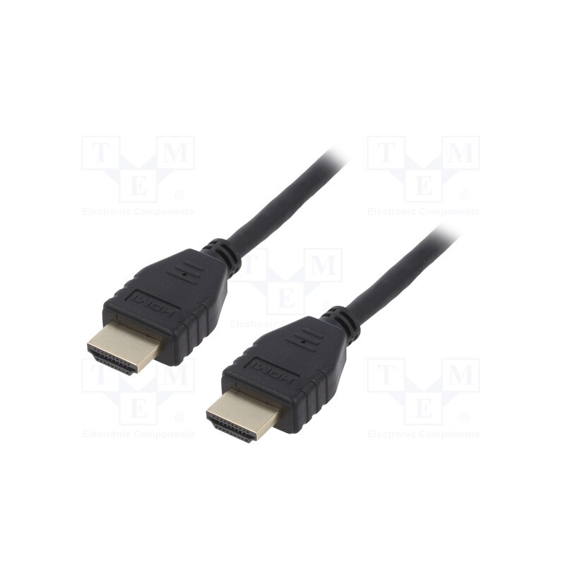 1 pcs x Goobay - 58267 - Cable, HDCP 2.2,HDMI 2.1, HDMI plug,both sides, PVC, Len: 0.5m