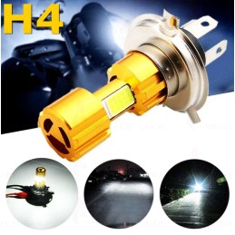 LED bulb h4 hs1 3400 lm motor scooter motorcycle