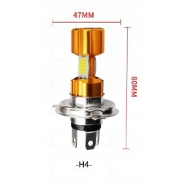 LED bulb h4 hs1 3400 lm motor scooter motorcycle