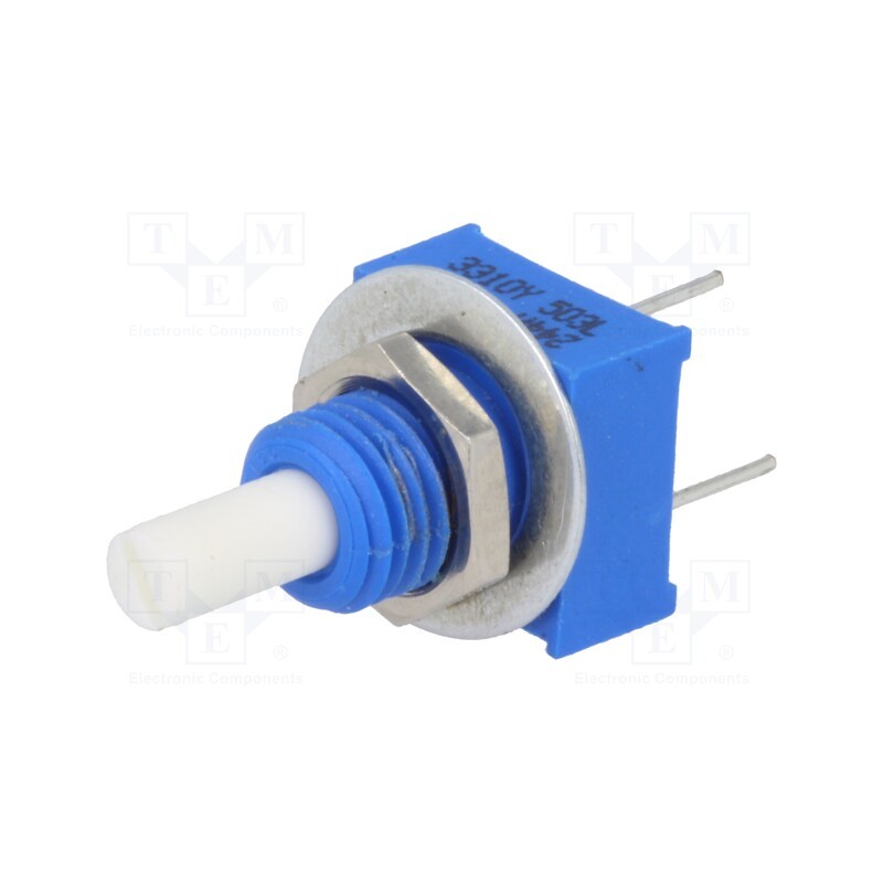 1 pcs x BOURNS - 3310Y-001-503L - Potentiometer: shaft, single turn, 50kΩ, ±20%, 0.25W, linear, THT