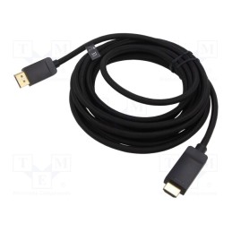 1 pcs x VENTION - HCCBG - Cable, DisplayPort 1.4, DisplayPort plug,both sides, PVC, black