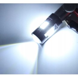 Double filament bulb P21 5W Bay15D white 21 LEDs