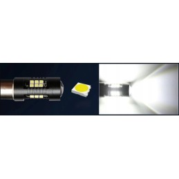 Double filament bulb P21 5W Bay15D white 21 LEDs