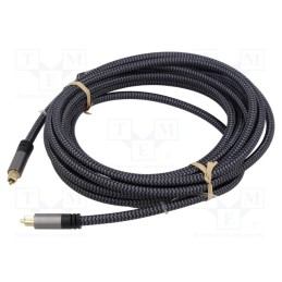 1 pcs x Goobay - 65305 - Cable, Toslink plug,both sides, 2m, Plating: gold-plated, PVC