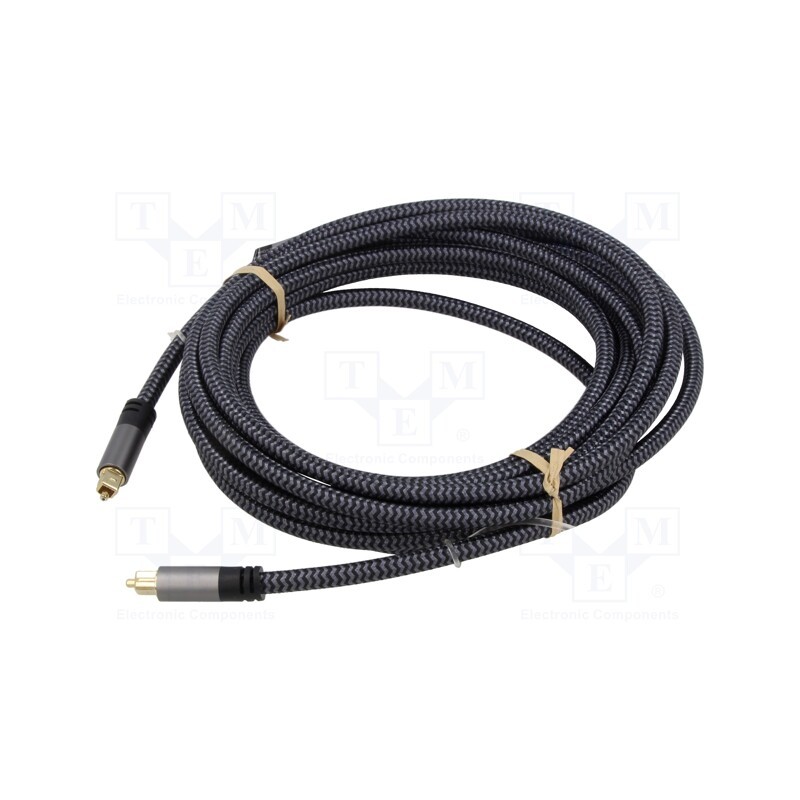 1 pcs x Goobay - 65305 - Cable, Toslink plug,both sides, 2m, Plating: gold-plated, PVC