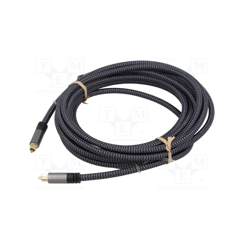 1 pcs x Goobay - 65304 - Cable, Toslink plug,both sides, 1m, Plating: gold-plated, PVC